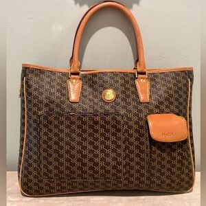 Beautiful Rioni Moda Italia Satchel Signature Teacher's Bag  Like New Co…